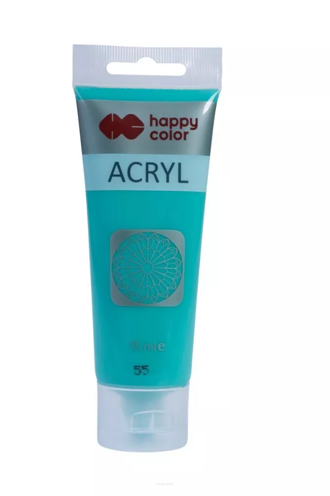 Farba Akrylowa Happy Color 75ml Szmaragdowy 55
