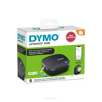 Drukarka etykiet LetraTag 200B + Papierowa Taśma DYMO 3szt smartkleks.pl