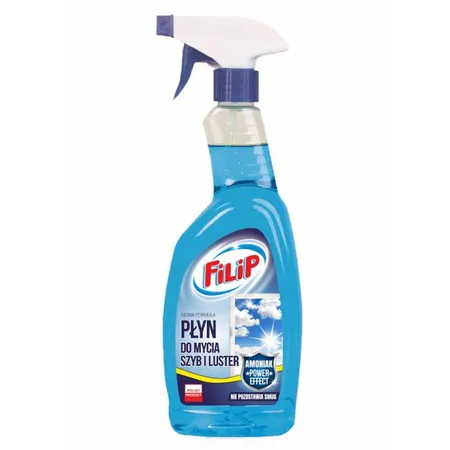 Płyn Filip do mycia szyb z alkoholem 750 ml, pompka.