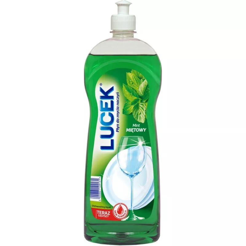 Lucek Płyn do Mycia Naczyń Miętowy 1L