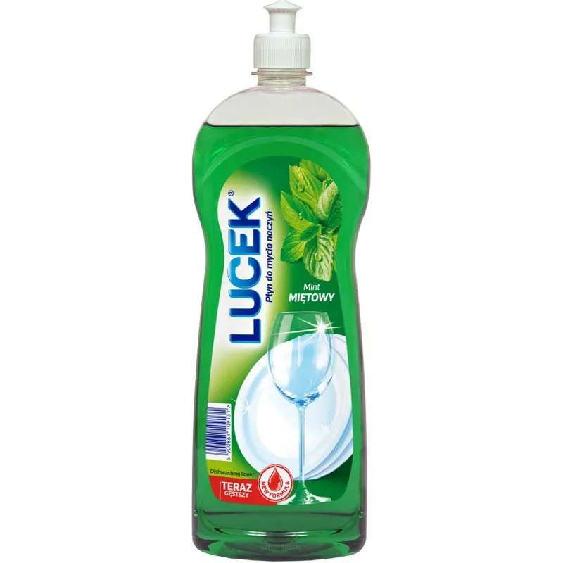 Lucek Płyn do Mycia Naczyń Miętowy 1L