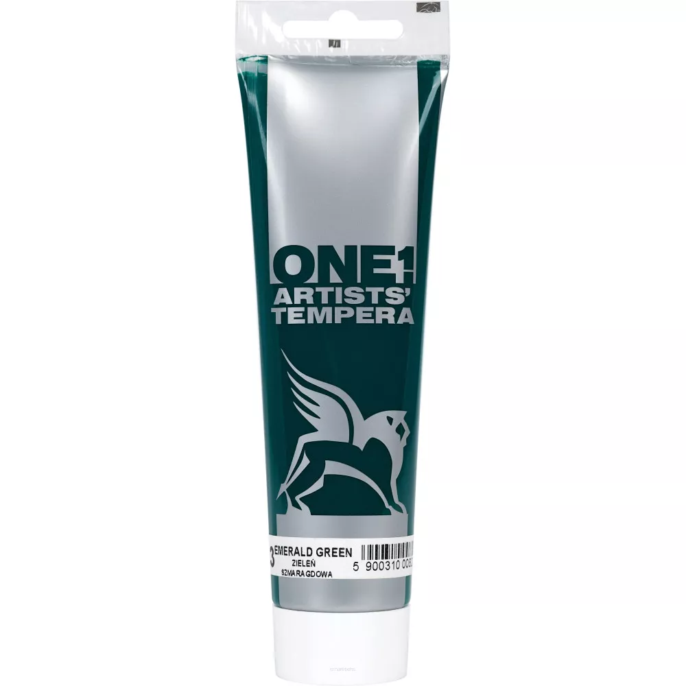 Farba Tempera One Renesans 100ml Zieleń Szmaragdowa