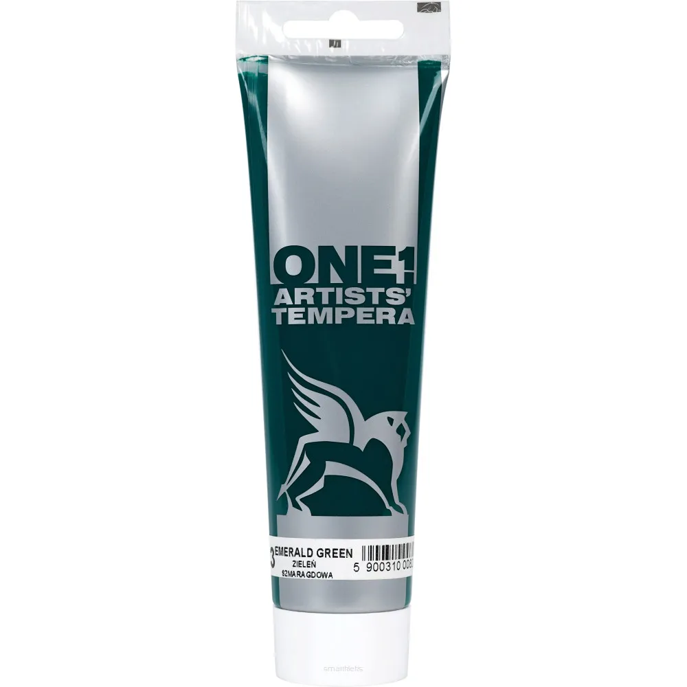 Farba Tempera One Renesans 100ml Zieleń Szmaragdowa