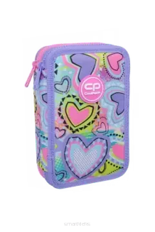Plecak CoolPack Jerry Pastel Heart i Piórnik Wyposażony
