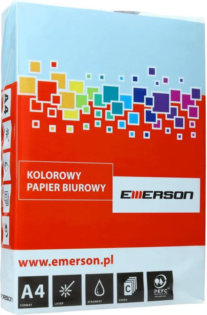 Papier Ksero A4 80g Niebieski Emerson