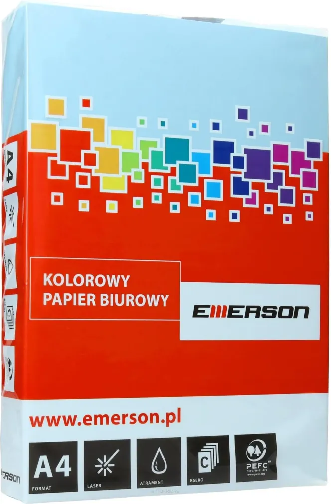 Papier Ksero A4 80g Niebieski Emerson