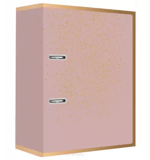 Segregator A4/75 Interdruk Satin Gold Sparkling smartkleks.pl