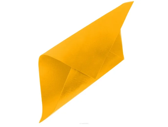 Filc Dekoracyjny Żółty 1,5mm A4 - jeden arkusz