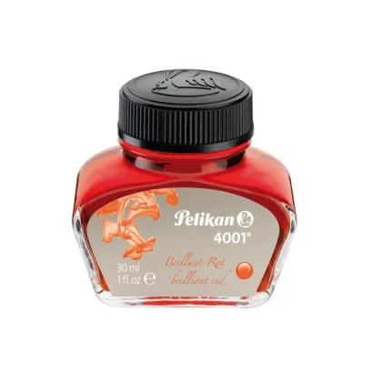 Atrament Pelikan 4001 Czerwony 30 ml