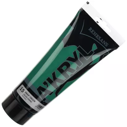 Farba Akrylowa Renesans 200ml 15 Zieleń Ciemna