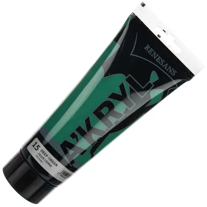 Farba Akrylowa Renesans 200ml 15 Zieleń Ciemna