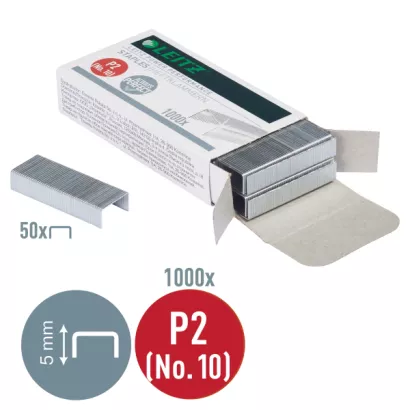 Zszywki ocynkowane Leitz Nr 10 P2