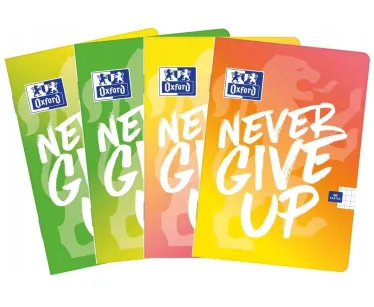 Komplet 5 szt. Zeszyt Oxford A5/60k Kratka Never Give Up