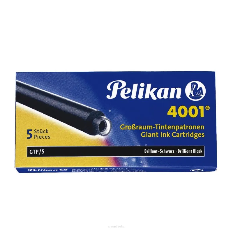 Naboje do pióra Pelikan Czarne długie - 1szt.