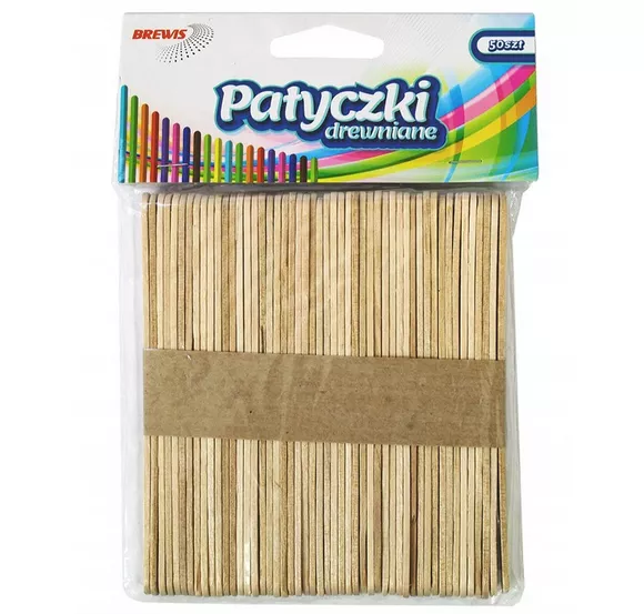 Patyczki Drewniane 50szt Brewis
