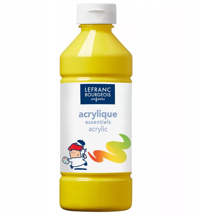Farba Akrylowa Essentials Lefranc Bourgeois Żółta 0,5ml. smartkleks.pl