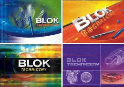 Kreska Blok Techniczny A4 biały 10 kartek