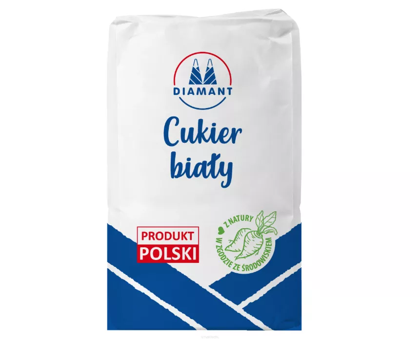 CUKIER BIAŁY DIAMANT 1KG