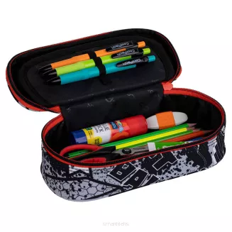 Piórnik Jednokomorowy Bez Wyposażenia CoolPack Campus Grey Ball SmartKleks.pl