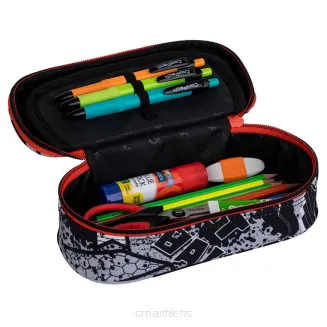 Piórnik Jednokomorowy Bez Wyposażenia CoolPack Campus Grey Ball SmartKleks.pl