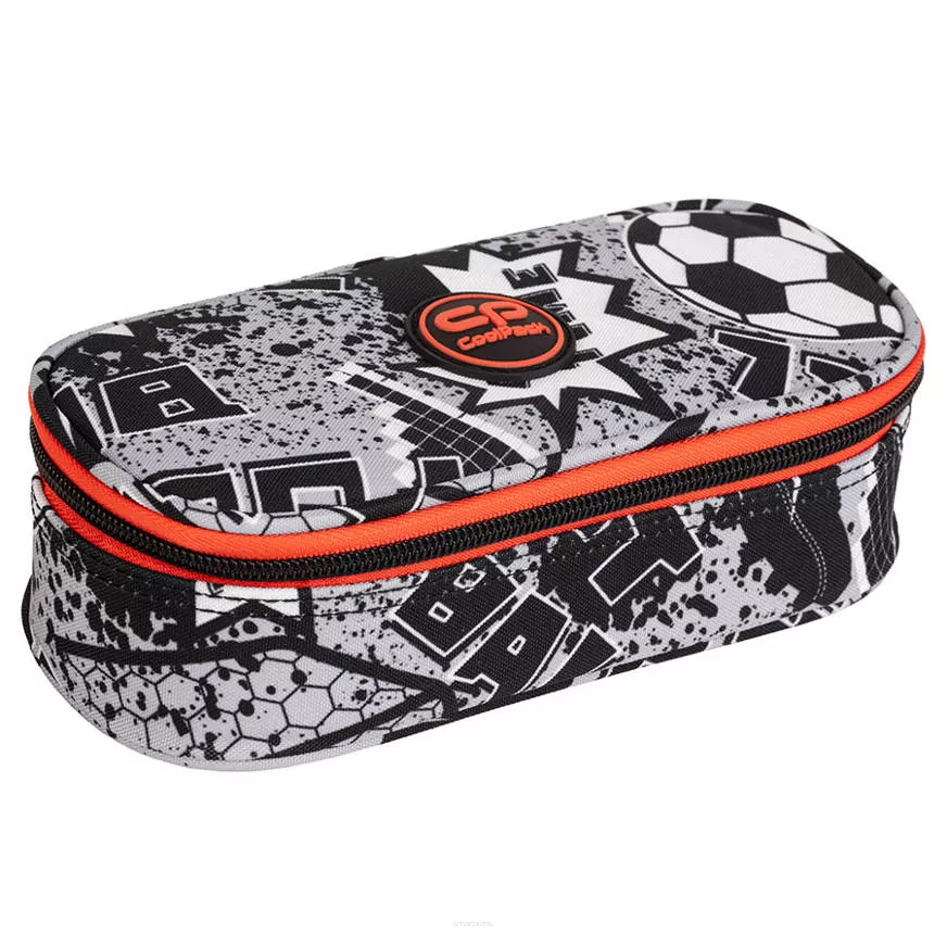 Piórnik Jednokomorowy Bez Wyposażenia CoolPack Campus Grey Ball SmartKleks.pl