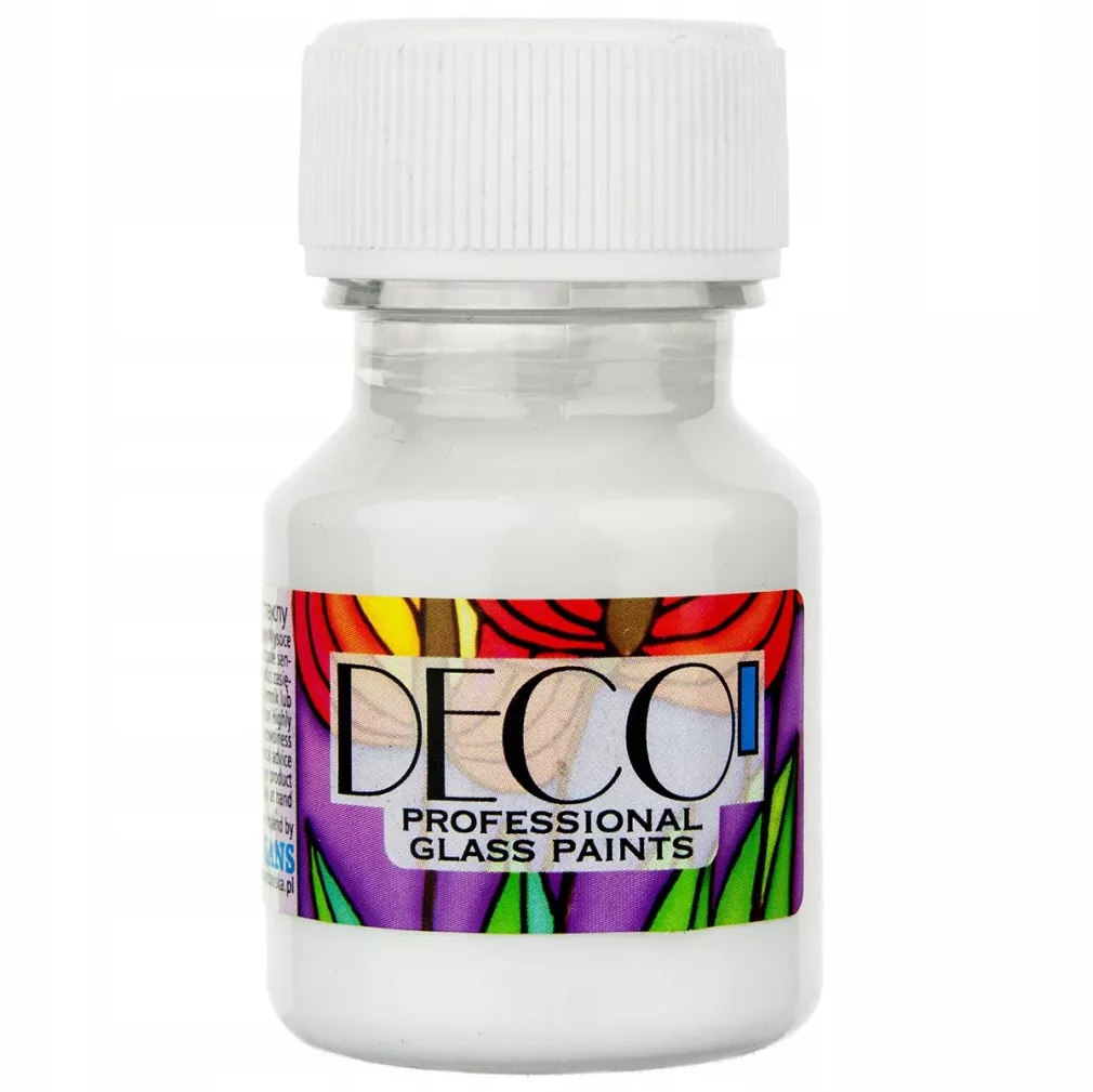 Farba do Szkła Witrażowa Deco 30ml - 100 Biały