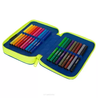 Piórnik Dwukomorowy Z Wyposażeniem Jumper 2 Gradient Football 2T - 3