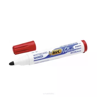 Zestaw 12x Marker Do Tablic Suchościeralnych BiC Velleda Czerwony - 2