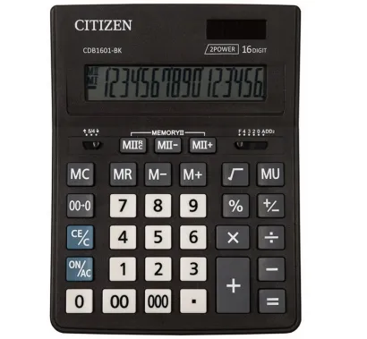 Kalkulator Citizen CDB1601-BK
