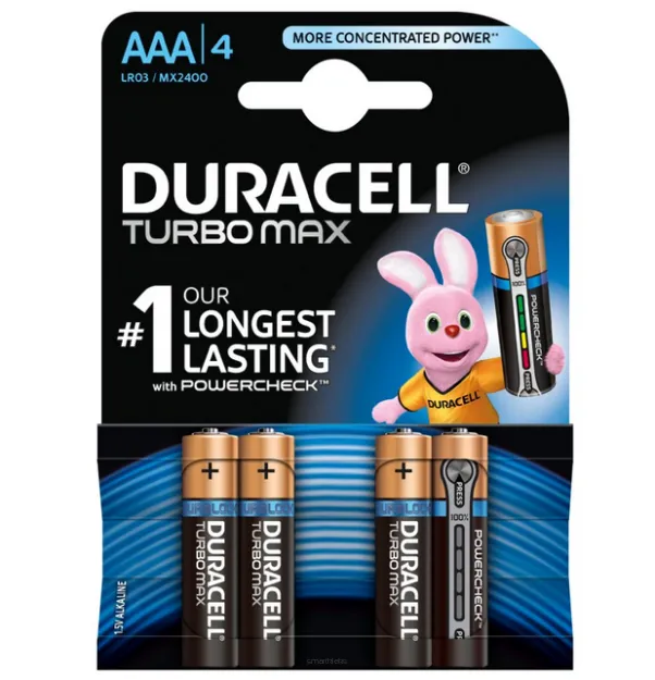 Bateria Duracell LR03/MX2400 AAA Alkaliczna Mały Paluszek
