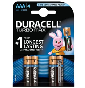Bateria Duracell Turbo Max LR03/MX2400 AAA Alkaliczna Mały Paluszek