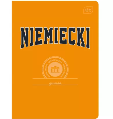 Zeszyt Tematyczny - Niemiecki  A5/60 w Kratkę Interdruk