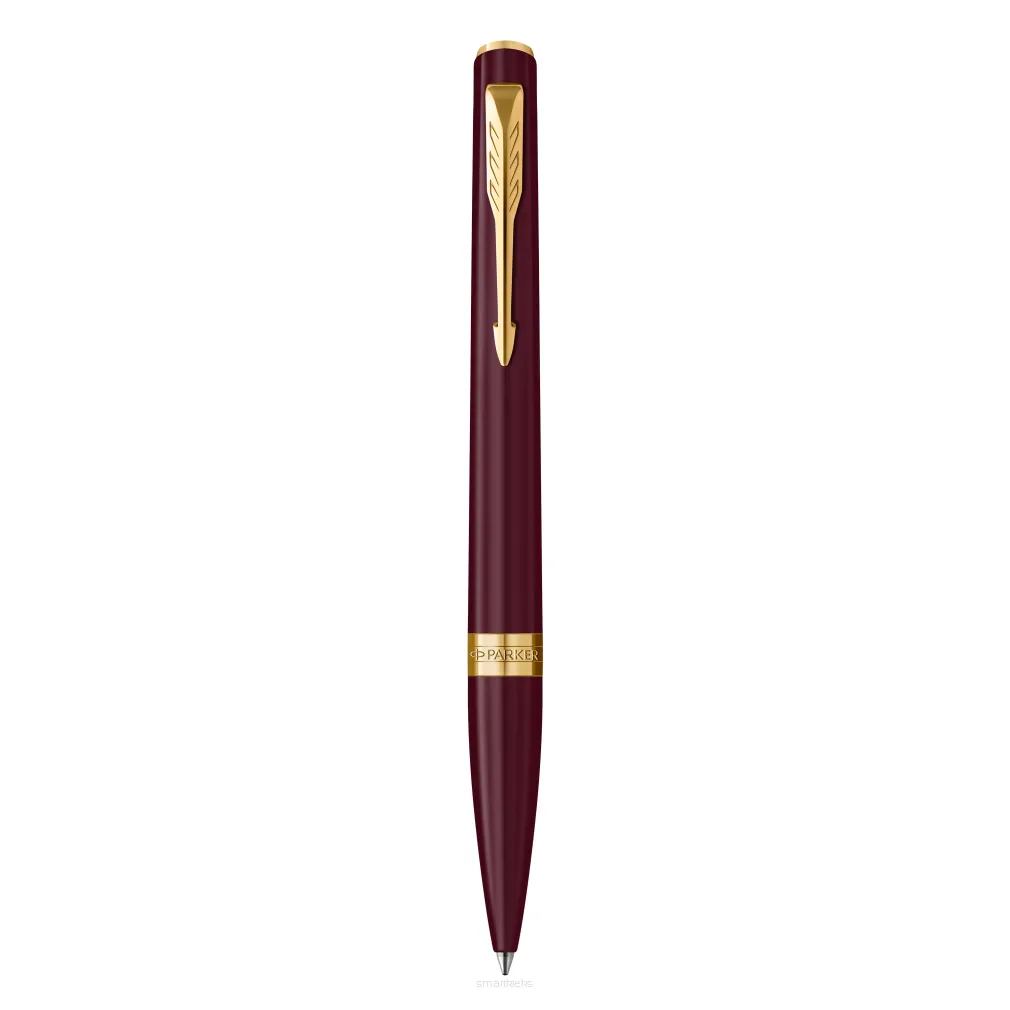 Parker Meridian Długopis Czerwony lakier ze złotymi wykończeniami Średnia końcówka  2231415
