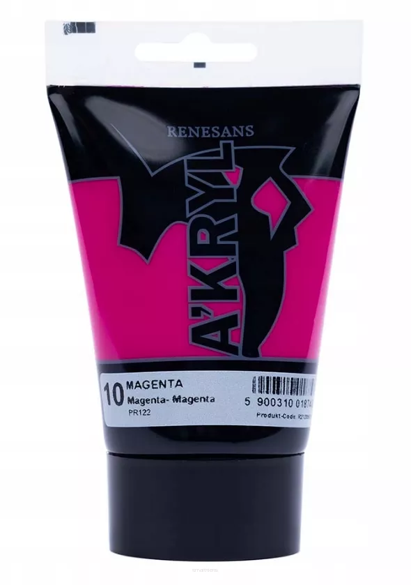 Farba Akrylowa Renesans 100ml 10 Magenta smartkleks.pl