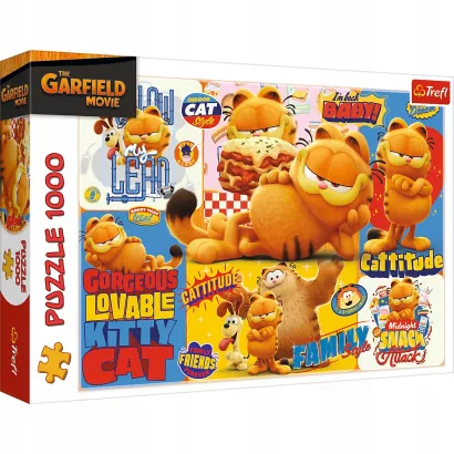 Puzzle Trefl 1000 Elementów Przygody Garfielda