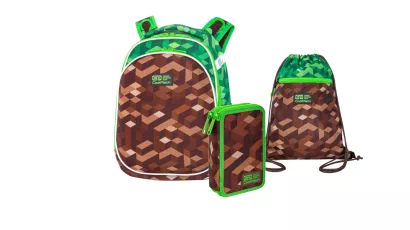 ZESTAW SZKOLNY - PLECAK + WOREK + PIÓRNIK Z WYPOSAŻENIEM CITY JUNGLE COOLPACK