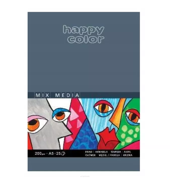 Blok Mix Media A5 Happy Color smartkleks.pl