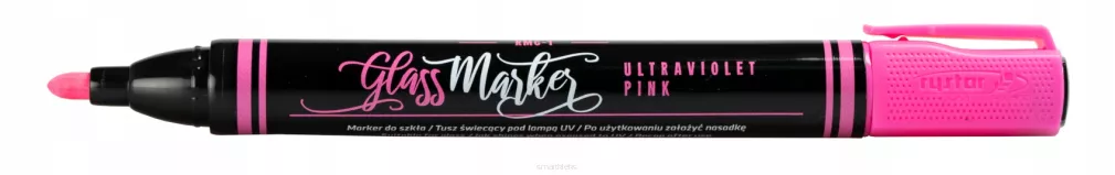 Marker z Płynną Kredą do Szyb Rystor Różowy  SmartKleks.pl
