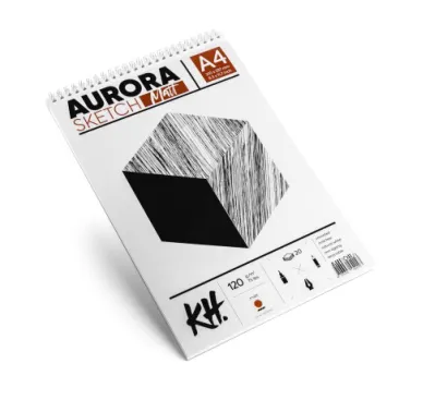 Szkicownik Aurora Mat Spirala A4 120g/m2