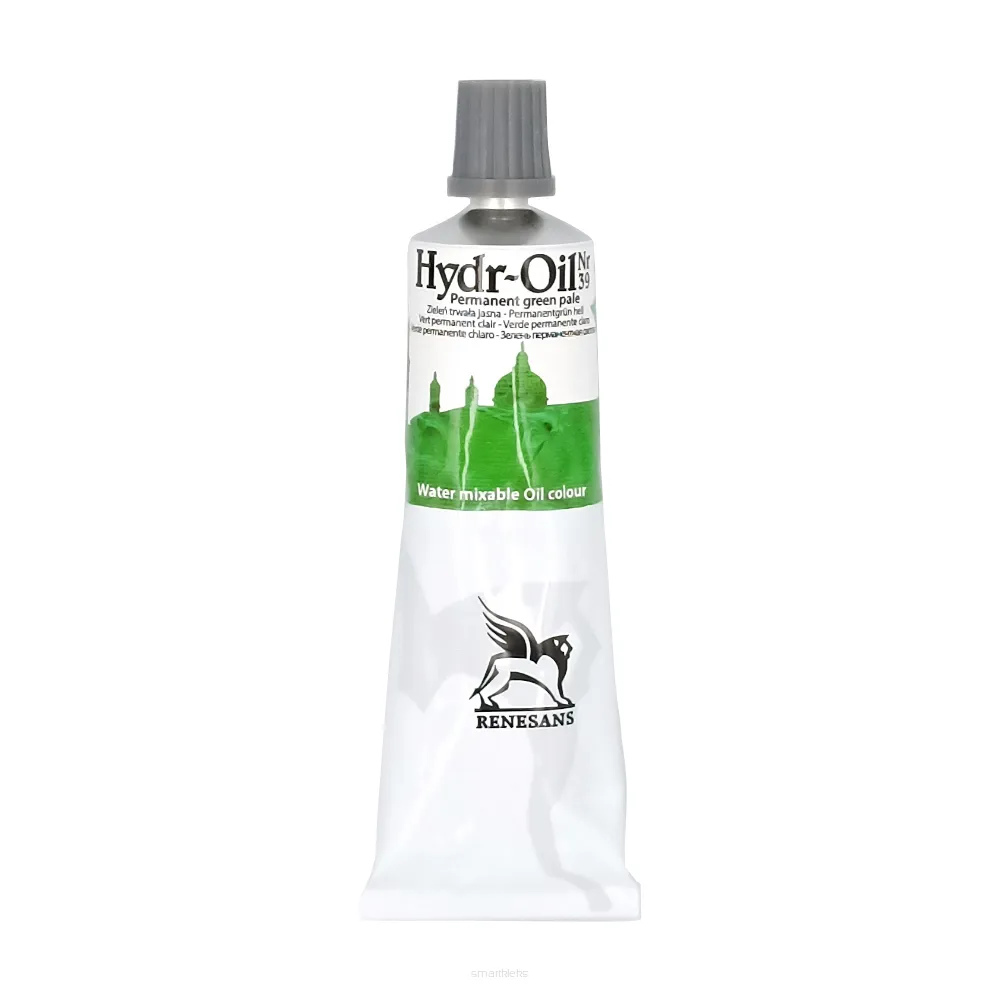 Farba Olejna Renesans Hydr-Oil 60 ml Permanent Green Pale 39 smartkleks.pl