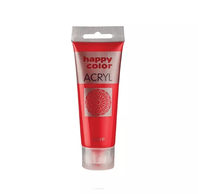 Farba Akrylowa Happy Color 75ml Czerwona 2