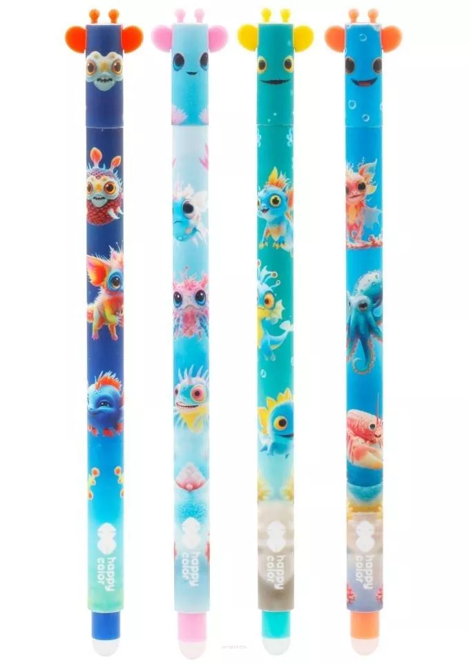 Happy Color Długopis Wymazywalny Aqua Cuties 0,5Mm Niebieski