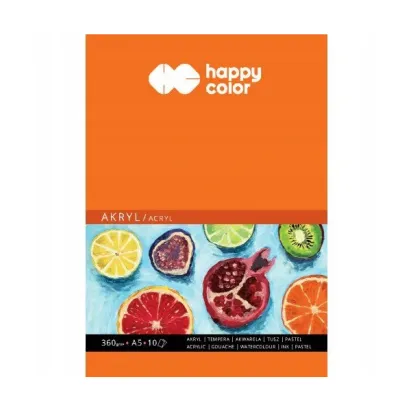 Blok Akrylowy A5 Akryl, Tempera, Pastela, Akwarela, Tusz 360g/m2