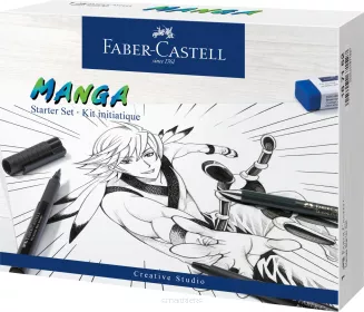 Pisaki Pitt Artist Pen Manga Starter FABER-CASTELL smartkleks.pl