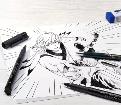 Pisaki Pitt Artist Pen Manga Starter FABER-CASTELL