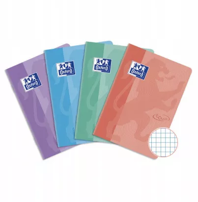 Oxford Brulion A5 Soft Touch Pastel 96k. Kratka