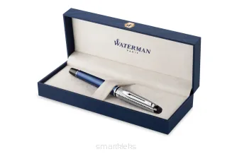 Pióro wieczne Waterman Expert Deluxe Metal i Niebieski CT M 2187681 smartkelks.pl