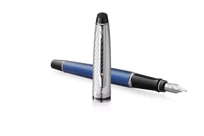 Pióro wieczne Waterman Expert Deluxe Metal i Niebieski CT M 2187681