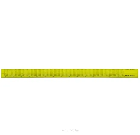 Linijka Trójkątna Żółta 15 cm Milan