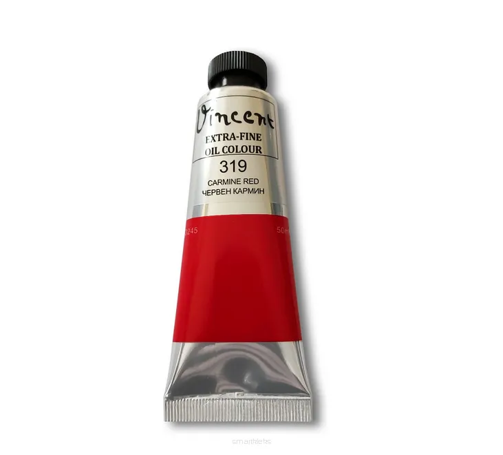 Farba Olejna Vincent 319 Carmine Red 50ml. smartkleks.pl
